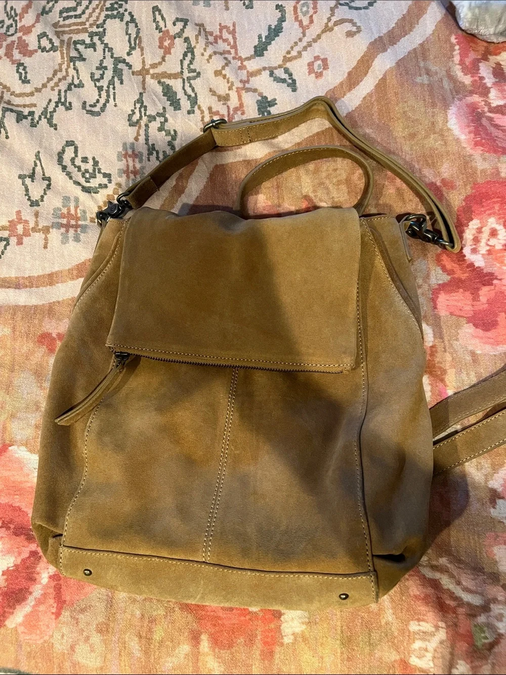 Free People Suede Backpack